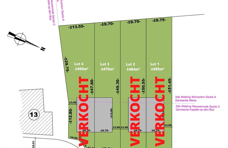 Bouwgrond te koop in KAPELLE-OP-DEN-BOS