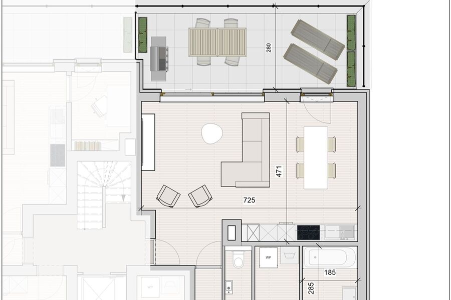 Appartement te huur in BONHEIDEN